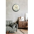 thumbnail image 7 of Infinity Instruments Orbis Black All Weather Clock Black Transitional Analog Display Wall Clock, 7 of 7