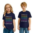 thumbnail image 2 of Gelikeya Happy 100 Days of School Shirt Boys Girls Casual Short Sleeve Hearts Graphic Tees Toddler Kids Summer Clothes Outfits Navy, 3-4 Years, 2 of 8