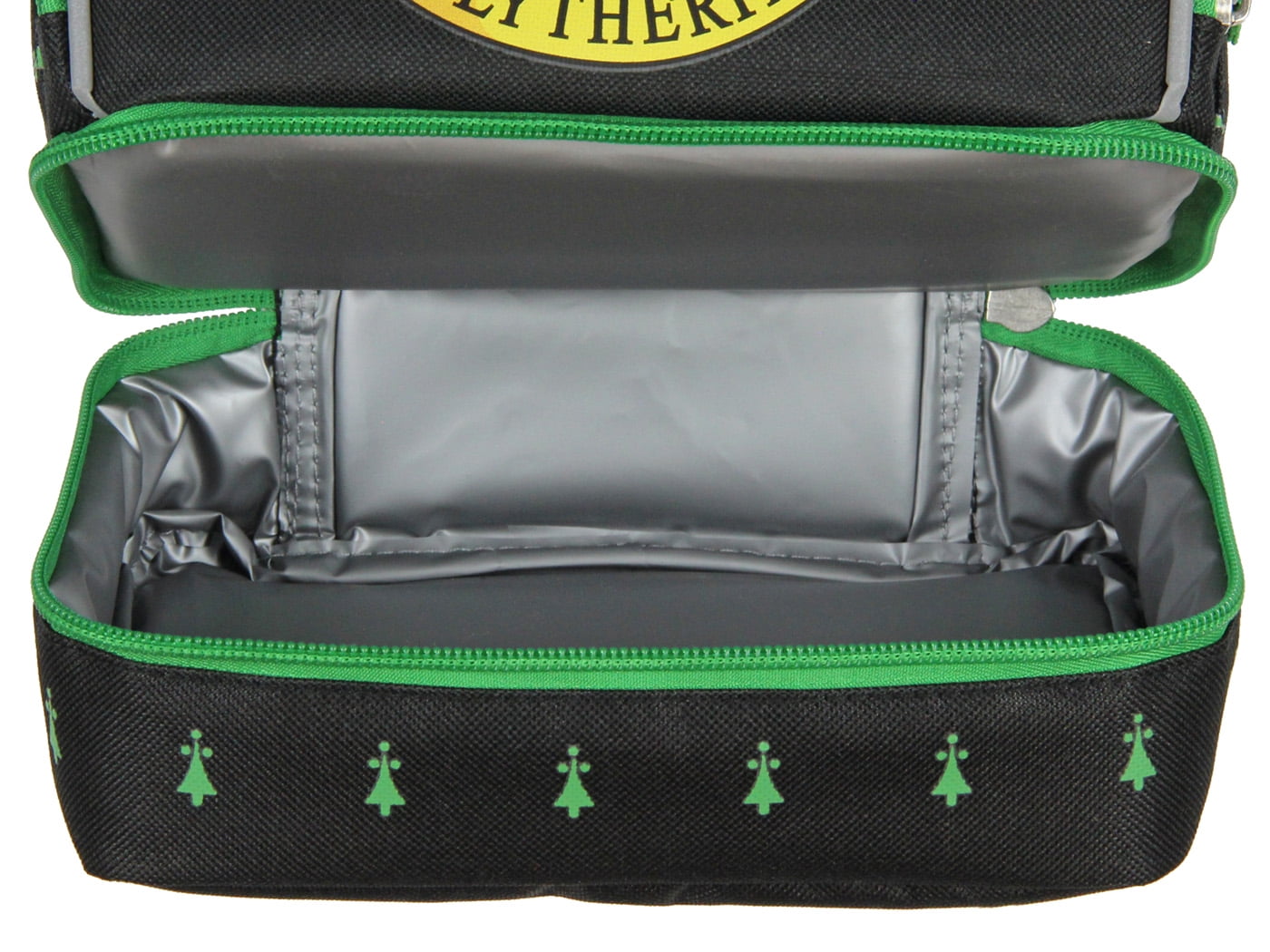 Harry Potter Slytherin Crest Dual Compartment Lunch Bag Tote 10"