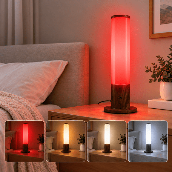 670nm Red Light Therapy&10,000 Lux Sun Lamp,Happy Light,Sunlight Lamp