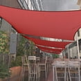 thumbnail image 2 of Amgo 9' x 16' Custom Size Red Rectangle Square Waterproof Sun Shade Sail Order To Make UPF50+ AMWTPS9.5 Canopy Awning, 98% UV Blockage Water Resistant, Backyard Patio Garden (We Customize), 2 of 9