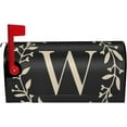 thumbnail image 2 of Classic Monogram Letter W Mailbox Cover Magnetic Standard Size Waterproof Letter Post Box Cover Wrap Oversize Decoration Welcome Home Garden Outdoor 21" Lx 18" W, 2 of 6