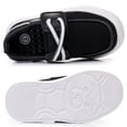 thumbnail image 5 of Blikcon Toddler Boys & Girls Hook And Loop Boat Shoes Lace Up Loafers (Toddler/Little Kid), 5 of 8