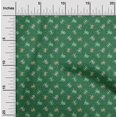 thumbnail image 2 of oneOone Rayon Green Fabric Tortoise Sewing Material Print Fabric By The Yard 56 Inch Wide, 2 of 5