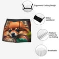 thumbnail image 3 of Xecao Colorful Leaf Chihuahua Print Men's Underwear Boxer Briefs Pack - Your ComfortSoft, Moisture-Wicking, and Breathable Choice for Men's Underwear-X-Large, 3 of 5