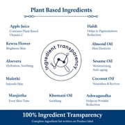 Blue Nectar Natural Vitamin C Face Cream for Glowing Skin with Green Apple and Almond Oil (13 Herbs, 1.7 Oz)