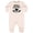 Natural Heather, variant on I Have a Fuzzy Daddy Beard Baby Fleece Romper