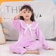 thumbnail image 2 of Pijamas de franela gruesa para niños, ropa de dormir de encaje de princesa, de lana de Coral, de manga larga, cálida, para Navidad e Invierno, 2 of 4