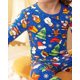 thumbnail image 3 of Pijama navideño de viscosa de bambú para niños pequeños, niñas y bebés, 2 piezas, conjunto de pijama de manga larga de 18 a 24 meses, pijama ajustado, 3 of 8
