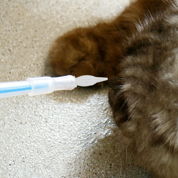 Soimiss 20Pack Kitten Nipples for Feeding Transparent Silicone Nursing Supplies for Pets