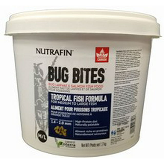 Nutrafin Bug Bites Tropical Medium-Large 1.4-2mm granules - 1.7kg