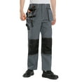 thumbnail image 4 of Under $10 Mens Cargo Construction Pants Wear Safety Pants with Knee Pads and Tool Pockets for Work and Outdoor, 4 of 5