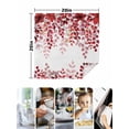 thumbnail image 4 of Red Eucalyptus Leaves Cloth Napkins Set of 6 Reusable Dinner Napkins, Summer Botanical Weeping Cocktail Napkin Washable Table Napkins for Wedding/Holiday Party/Baby Shower 20"x20", 4 of 7