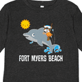 thumbnail image 4 of Inktastic Fort Myers Beach Florida Dolphin Boys or Girls Long Sleeve Toddler T-Shirt, 4 of 5