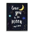 thumbnail image 2 of Stupell Industries Love to the Moon Motivational Phrase Outer Space Constellations,16 x 20, Design by Amanda Murray, 2 of 5