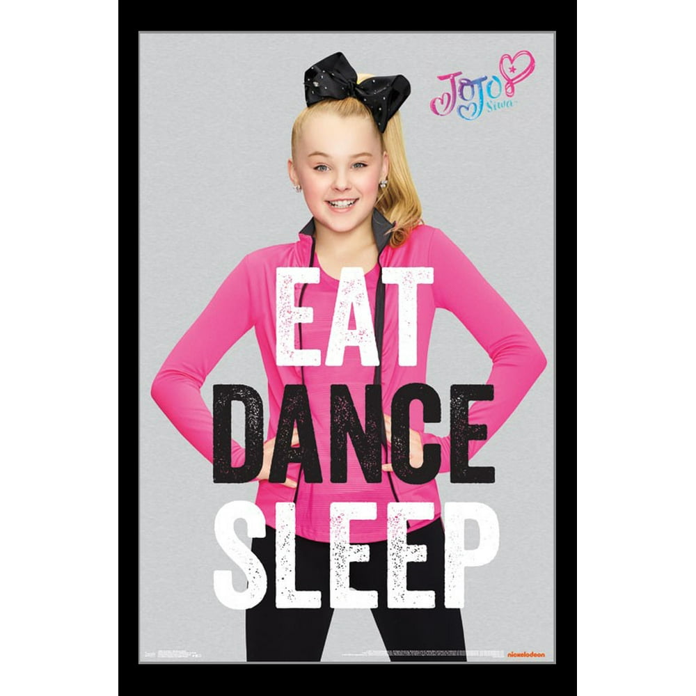 Jojo Siwa - Eat Dance Sleep Laminated Poster Print (22 x 34) - Walmart