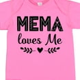 thumbnail image 4 of Inktastic Mema Loves Me Baby Clothes Girls Baby Bodysuit, 4 of 5