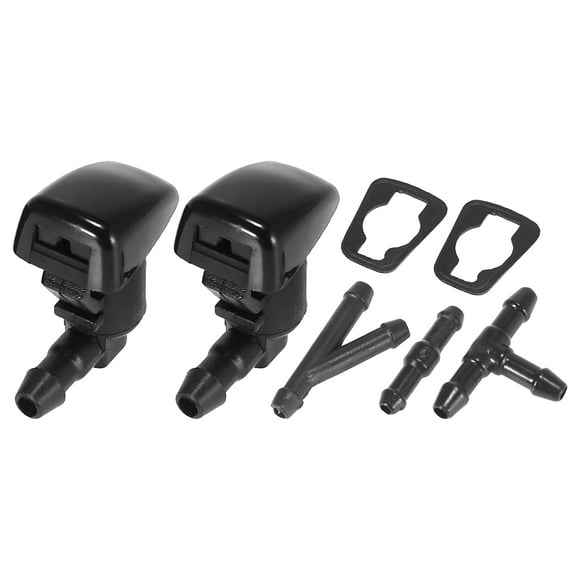 Motoforti Windshield Washer Nozzle Kit 8S4Z17603AA for Lincoln MKX 2008-2009 with 3 Adapter 1 Set