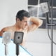 thumbnail image 1 of Cabezal de ducha a alta presión con cámara portátil - 3 modos de pulverización, boquilla turbo que ahorra agua para la mejor experiencia de ducha, 1 of 3