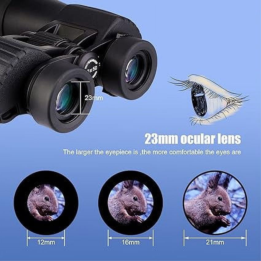 SVBONY SA204 10x50 Binocular, Porro FMC Binoculars for Bird Watching, Spring Hunting,IPX6 Waterproof Fogproof Sports Binoculars, Long Range Bird Watching Binoculars for Adults