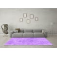thumbnail image 3 of Ahgly Company Indoor Square Abstract Purple Modern Area Rugs, 7' Square, 3 of 4