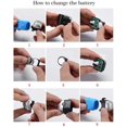 thumbnail image 4 of Timbres para bicicleta eléctrica, bocina electrónica para bicicleta, mini timbre timbre E-Bell impermeable 80dB, soporte elástico universal de silicona negro JM, 4 of 5