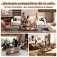 thumbnail image 5 of Mesa de Centro Moderna de Madera Natural Grain con Repisa Inferior – Estilo Contemporáneo para Sala de Estar Oficina, 5 of 13