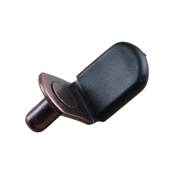 L-Shaped Shelf Support Pin with Rubber Sleeve, Cabinet Shelf Holder Bracket for Kitchen Bookshelves Furniture, Includes 1 Support Pin