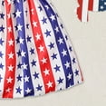 thumbnail image 5 of Curenmufel Girls Dresses Fancy Toddler Baby Girls 4th of July Straps Dress American Flag Stars Striped Sundress Independence Day Patriotic Outfits 12 18 24 Months 2T 3T 4T 5T,Blue 5-6 Years, 5 of 5