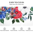 thumbnail image 4 of 4th of July Tablecloth 60x84 Inch Rectangle, Patriotic Tablecloth, Independence Day American Flag Red White and Blue Floral Table Cover for Party Picnic Dinner Decor, 4 of 6