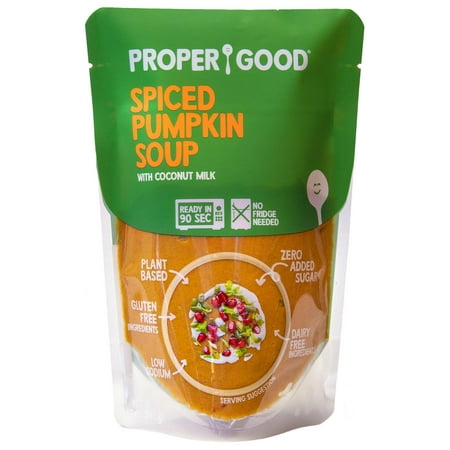 Proper Good Ready to Serve Spiced Pumpkin Soup, 12 oz, Shelf-Stable