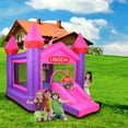 thumbnail image 2 of O'force BH-052 Air Bounce House Inflatable Castle with Air Blower 420D Oxford Cloth 840D Jumping Surface Durable Jumping Castle with Slide, Family Backyard Bouncy Castle Idea for Kids, 2 of 9