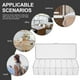 thumbnail image 3 of SHOWERORO Caja Transparente De Almacenamiento Con Divisiones Ajustables Para Tarjetas Cables Y Oficina, 3 of 8