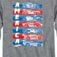 thumbnail image 3 of Hot Wheels - America Cars - Toddler And Youth Long Sleeve Graphic T-Shirt, 3 of 5