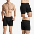 thumbnail image 3 of Men's Breathable Boxer Briefs,Bamboo Viscose Underwear for Men,M-XXL,5 Pack, 3 of 7
