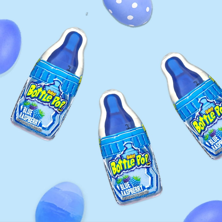 Baby Bottle Pop Bulk Lollipops, Blue Raspberry Flavor
