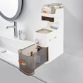 thumbnail image 5 of Storage Cabinet Slim Bathroom Storage Cabinet Movable Bathroom Storage Organizer, 5 of 20