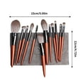 thumbnail image 3 of Set de brochas de maquillaje de 12 piezas. Brochas de maquillaje premium. Kit de maquillaje profesional avanzado. Brocha para sombras de ojos, polvos y bases de maquillaje. Set de brochas cosméticas c, 3 of 9