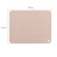 thumbnail image 4 of Large Silicone Pot Holder Square Thick Heat Insulation Pad Non-Slip Corrugated Kitchen Table Mat(White), 4 of 5