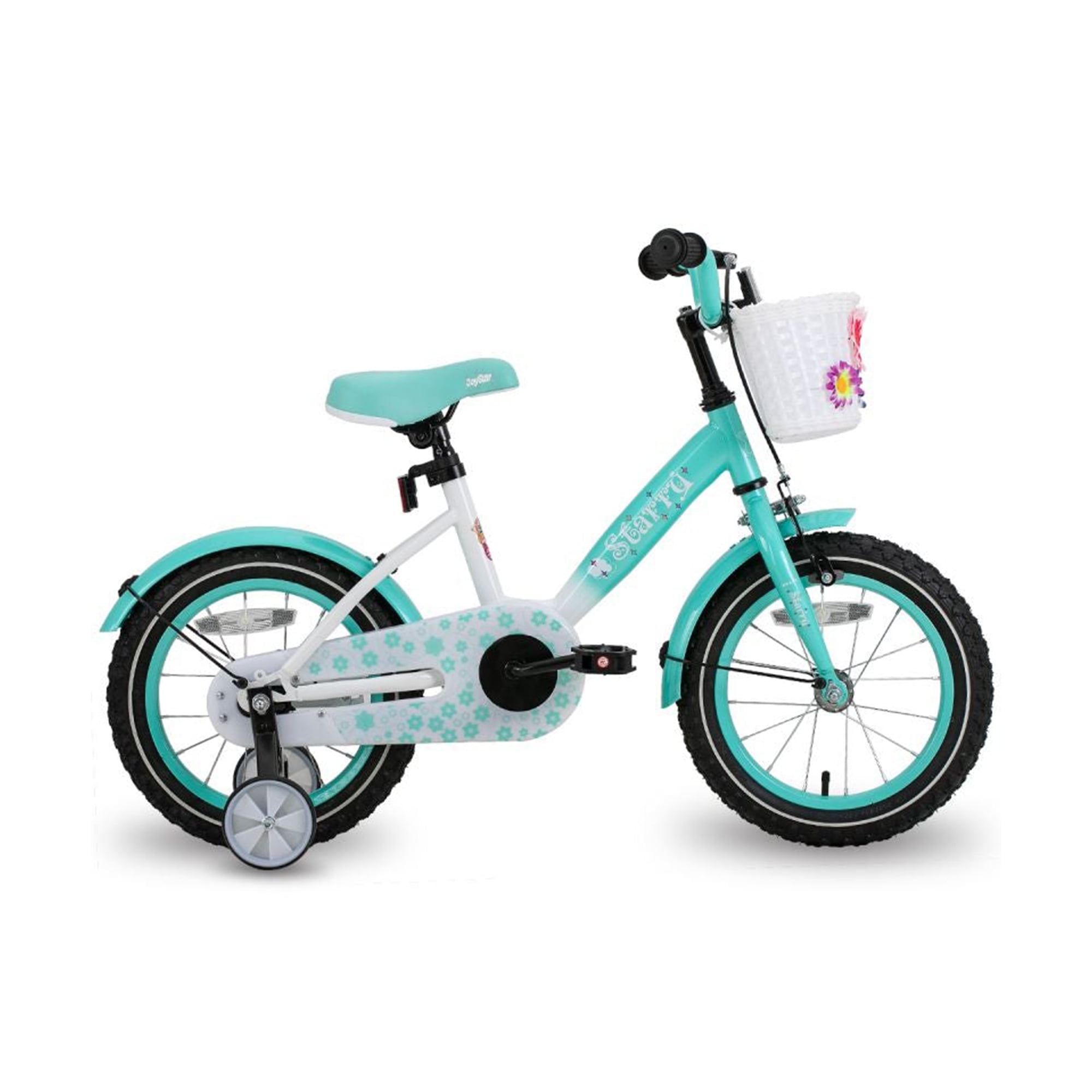 JOYSTAR 16 Inch Starry Girls Bike for 4-7 Year Old Kids, Lavender