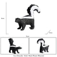 thumbnail image 4 of Ksopiavobs Realistic Animal Figures Skunk Figurines, Science Project, Cake Topper, Early Educational Toys Birthday for Toddlers Kids Age 3 4 5, 4 of 5
