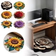 thumbnail image 5 of ERK 1Pcs 3D Floral Area Rug Non Slip Floor Mat For Living Room And Entryway, 5 of 5