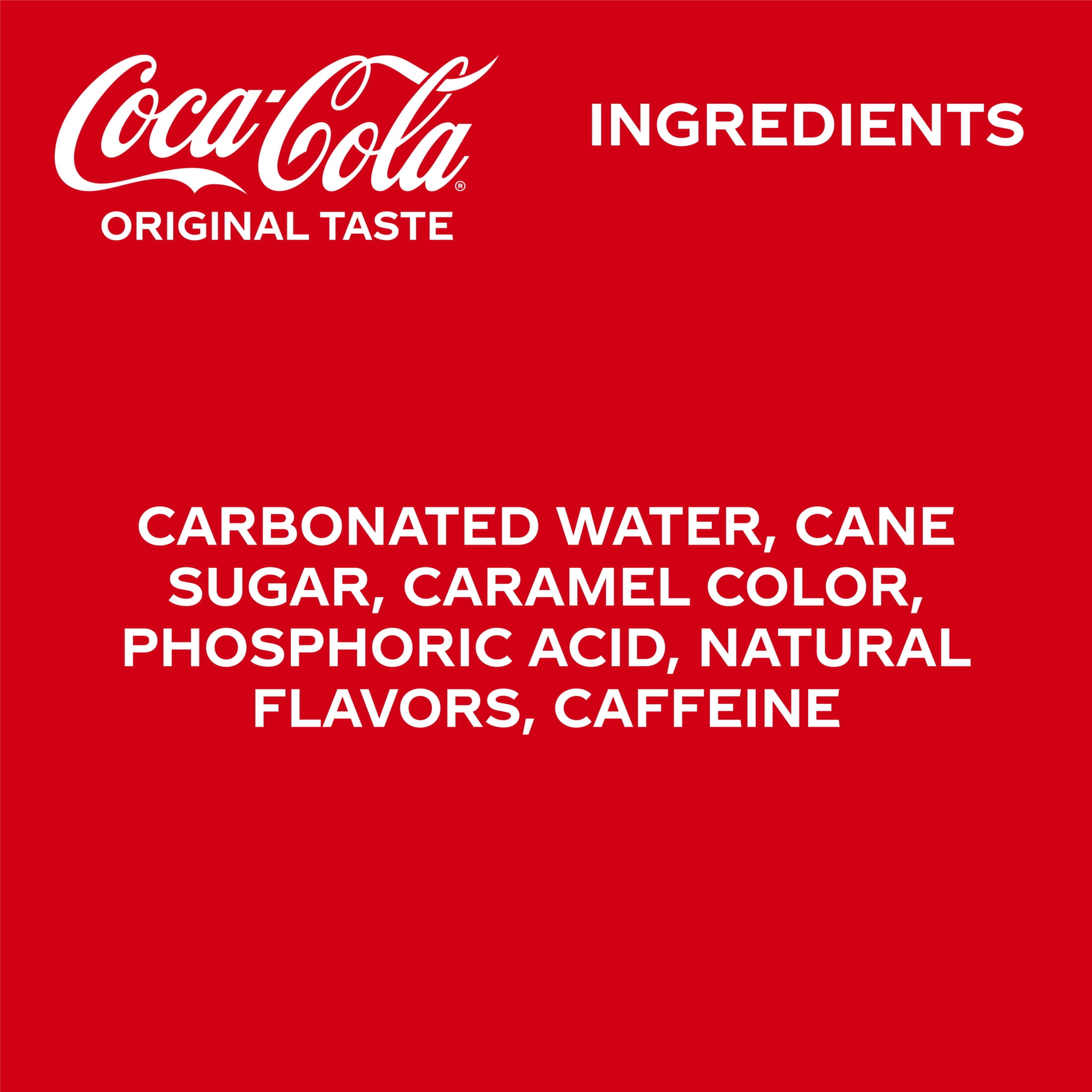 Coca-Cola Cane Sugar Soda Pop Glass Bottles, 8 fl oz, 6 Pack, Cane Sugar