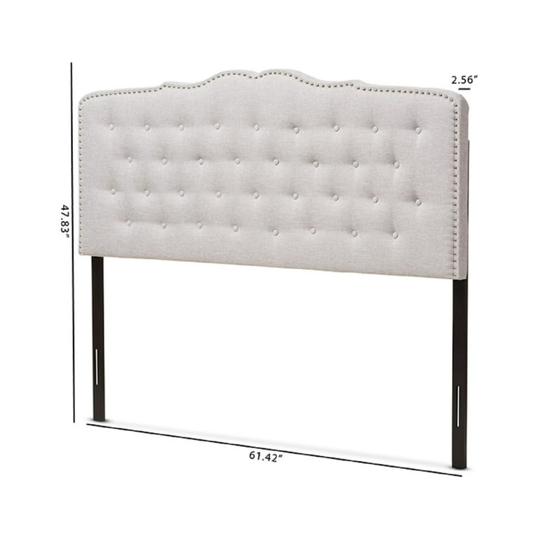 Baxton Studio Lucy Modern and Contemporary Greyish Beige Fabric Full Size Headboard Baxton Studio Lucy Modern and Contemporary Greyish Beige Fabric Full Size Headboard