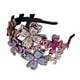 thumbnail image 2 of Diademas para mujer, diadema cuadrada con flores de cristal, accesorio para el cabello con cristales brillantes, pinza para el cabello., 2 of 5