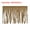 Gray Brown, variant on Uxcell 2 Yards 6 Inch PU Leather Fringe Trim DIY Tassel Fringe for Sewing, Peacock Blue