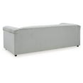 thumbnail image 5 of Signature Design by Ashley Josanna Modern Velvet & Wood Sofa in Light Gray, 5 of 11