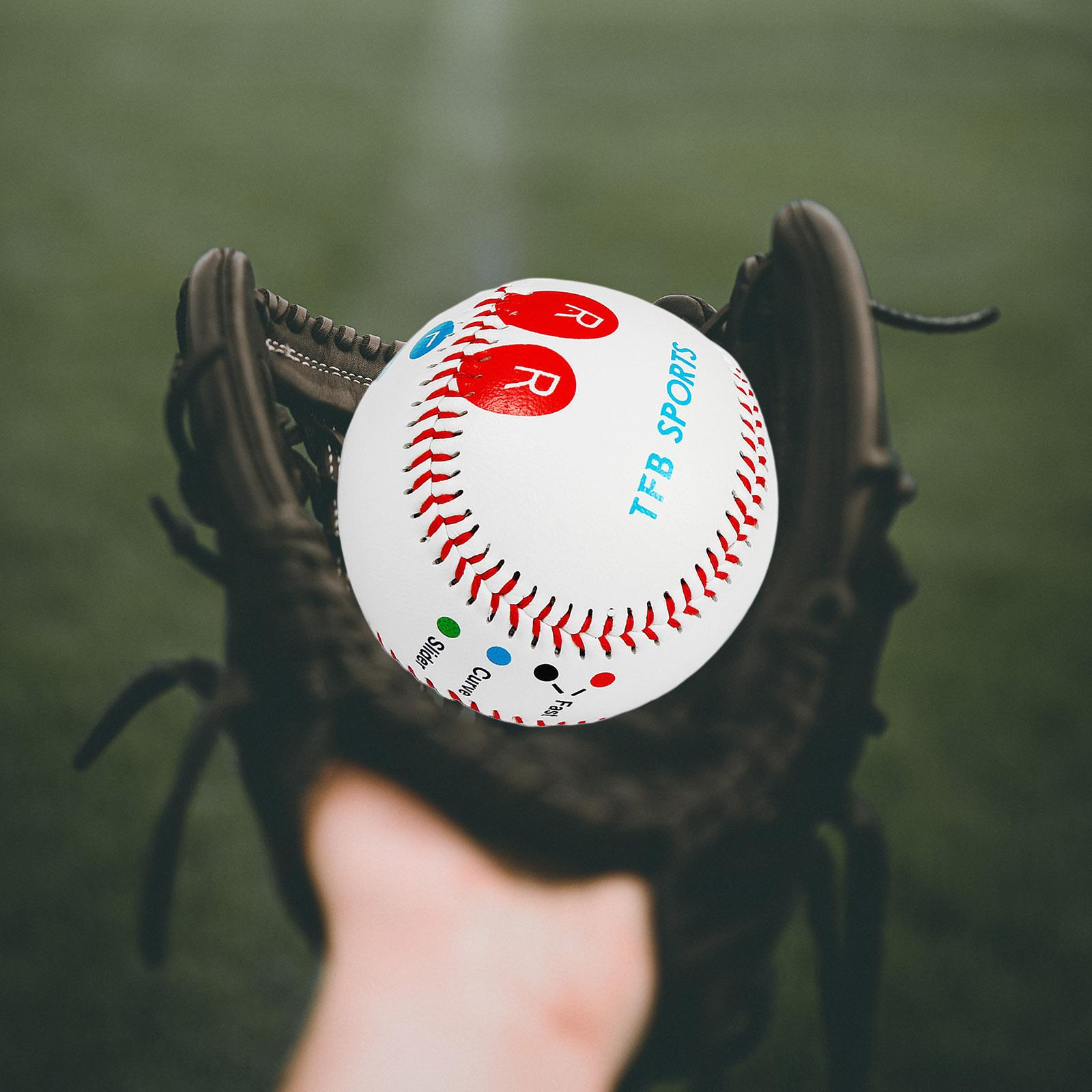 Lot De 2 Balles De Baseball - 1 Souple Et 1 Dure - Circonférence 22,9 Cm - Pour Entraînement Et Compétition