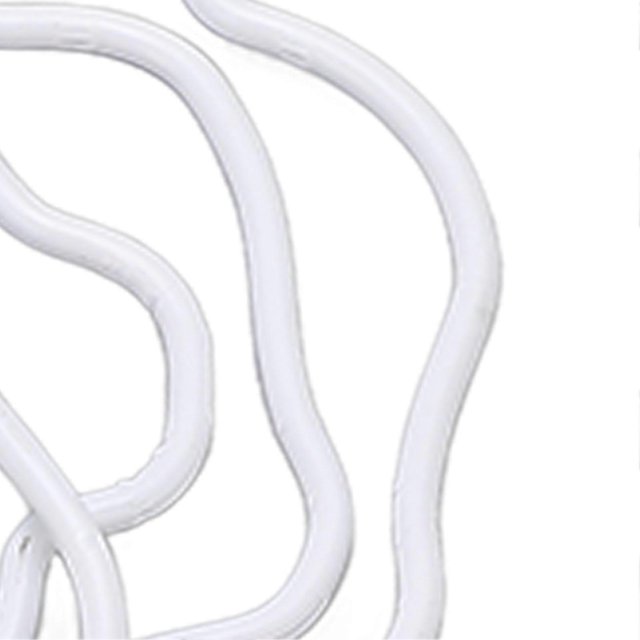 100pcs Rose Shape Paper Clips Increased Slip Resistance Lightweight Metallic Paper Clips for Office School