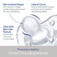 thumbnail image 4 of Chicco PhysioForma® Luxe One-Piece Silicone Pacifier, 16-24 Months, 2pk - Clear, New, 4 of 11
